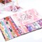 Origami Paper Kit 50 Sheets 70GSM 6 Inch Square Double Sided Color 50 Vivid Japanese Washi Chiyo Colors for Hand Crafts Origami Paper Arts Creativity.Japanese Sakuras